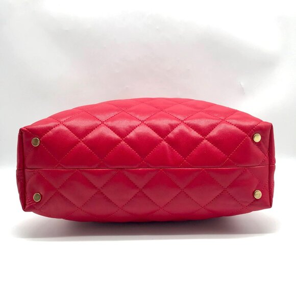 I.N.C. International Concepts Red Pepper Quilted Shoulder Bag  -NWT - Picture 9 of 11